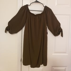 Off the shoulder dress